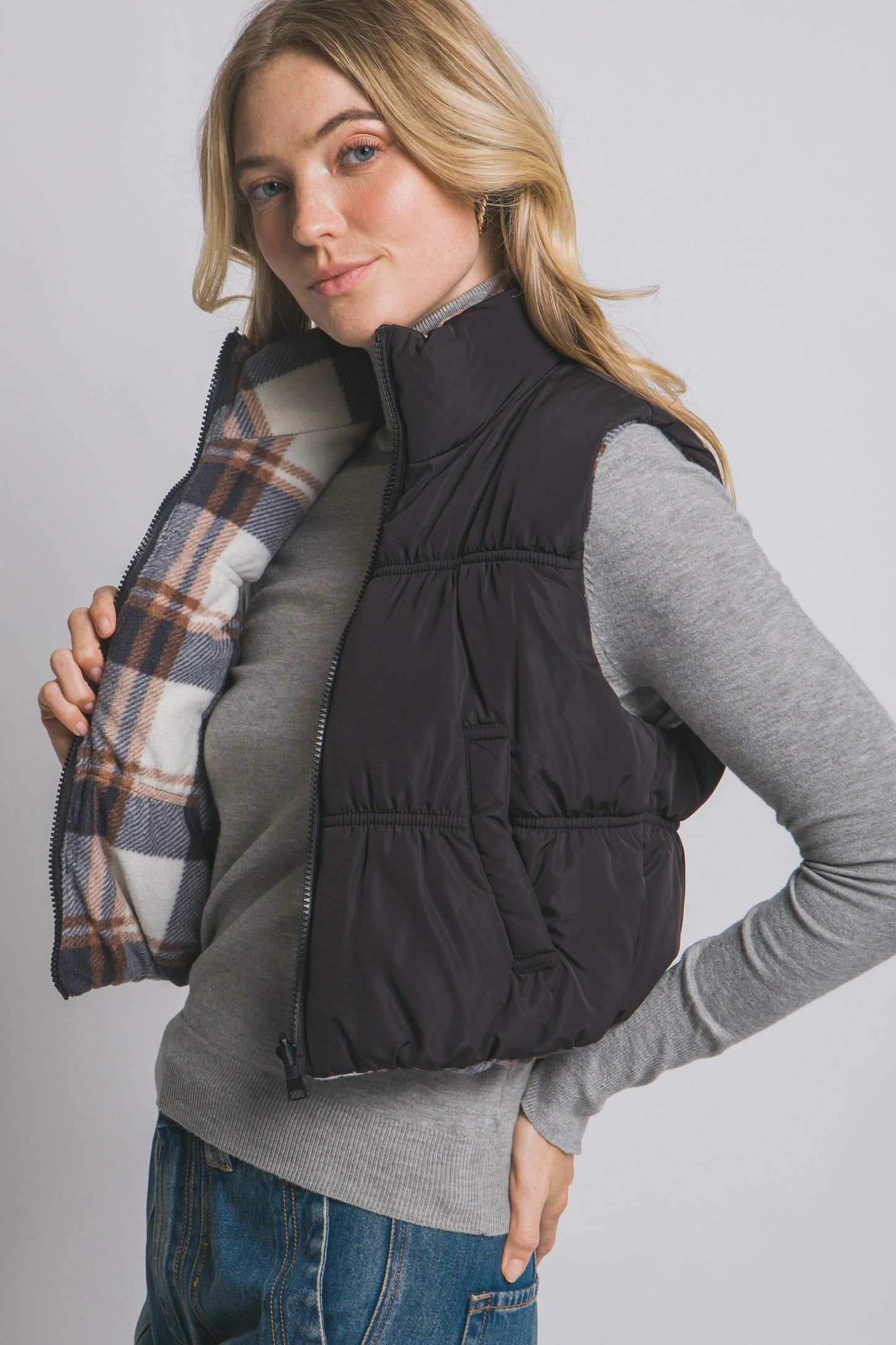 Reversible Puffer Vest