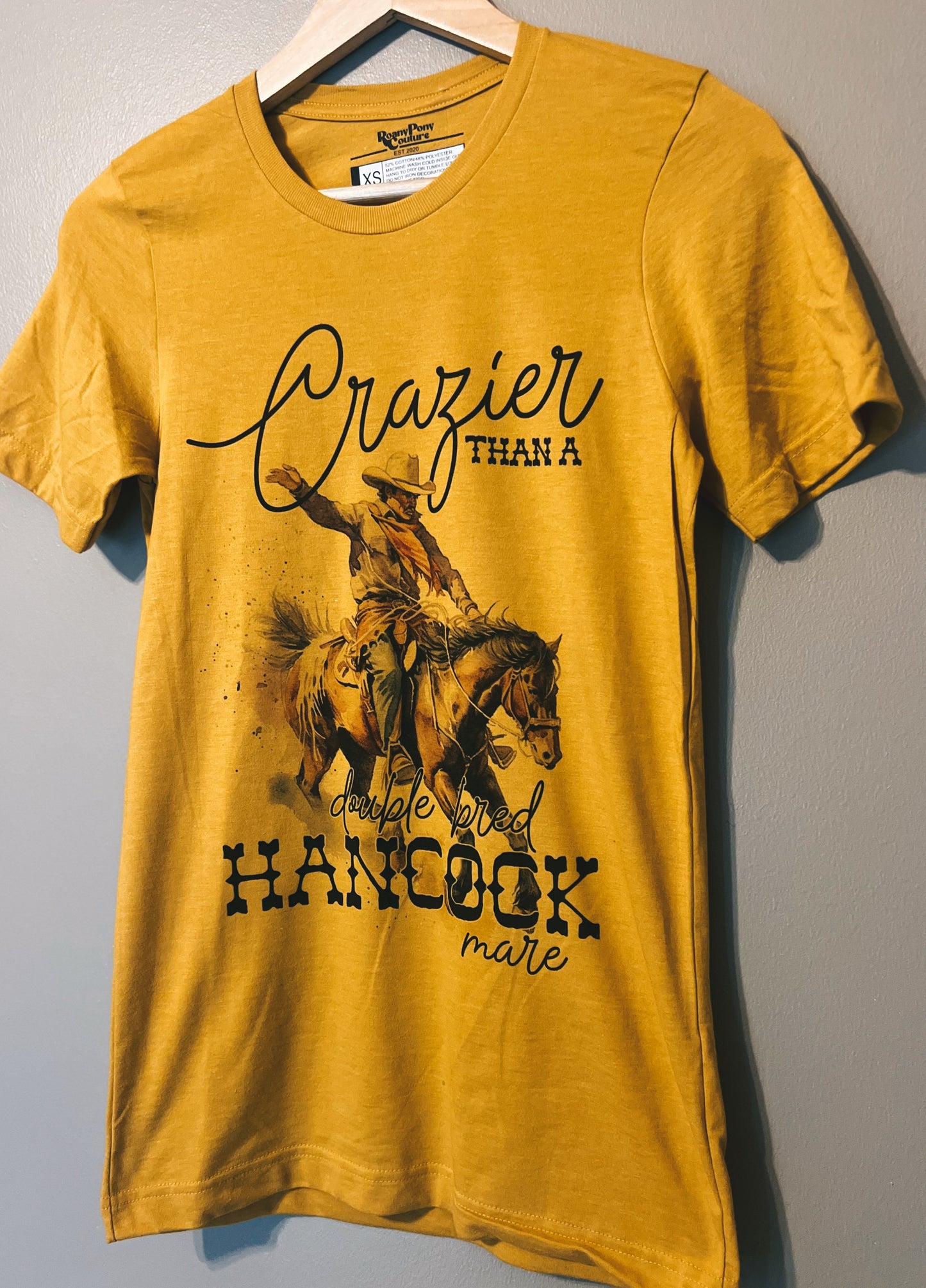 Crazier Than a Double Bred Hancock Mare Tee