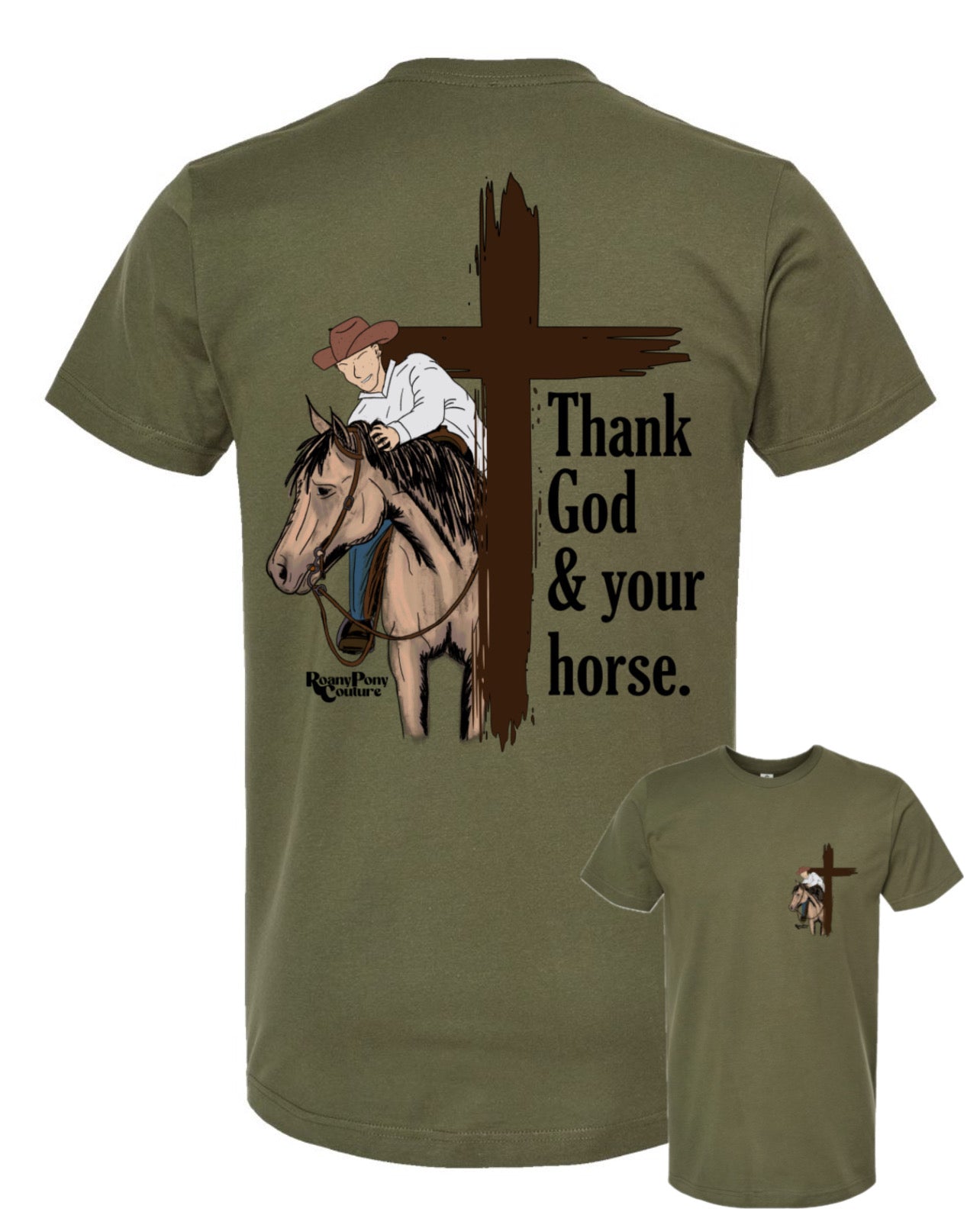 Thank God & Your Horse T-Shirt