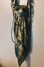 35" Wild Rag - Olive, Browns, Yellow, Paisley