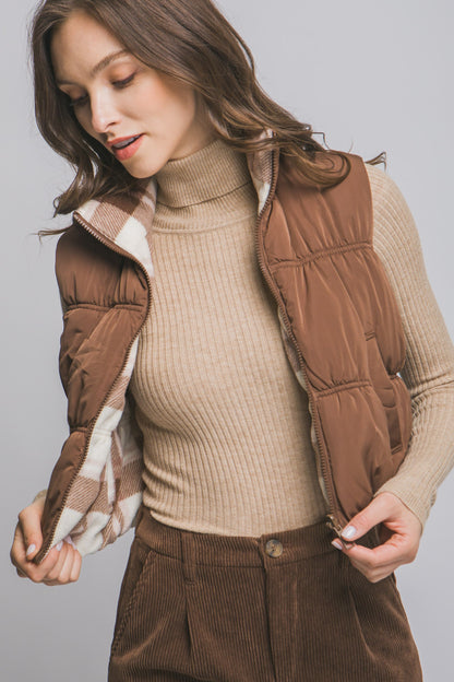 Reversible Puffer Vest