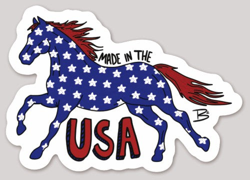 Made in the USA Sticker
