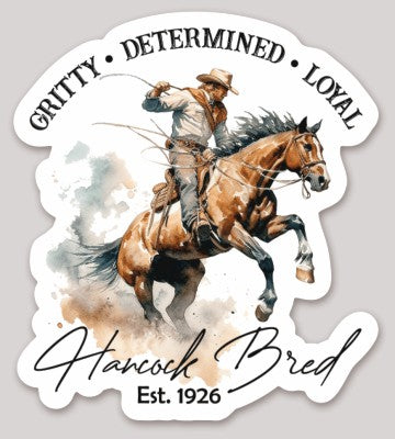 Hancock Bred Sticker