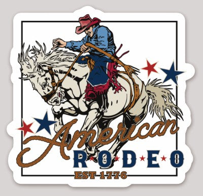 American Rodeo Sticker
