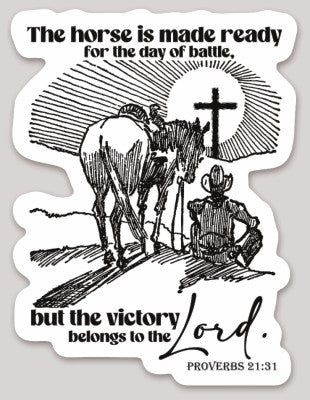 Proverbs 21:31 Sticker