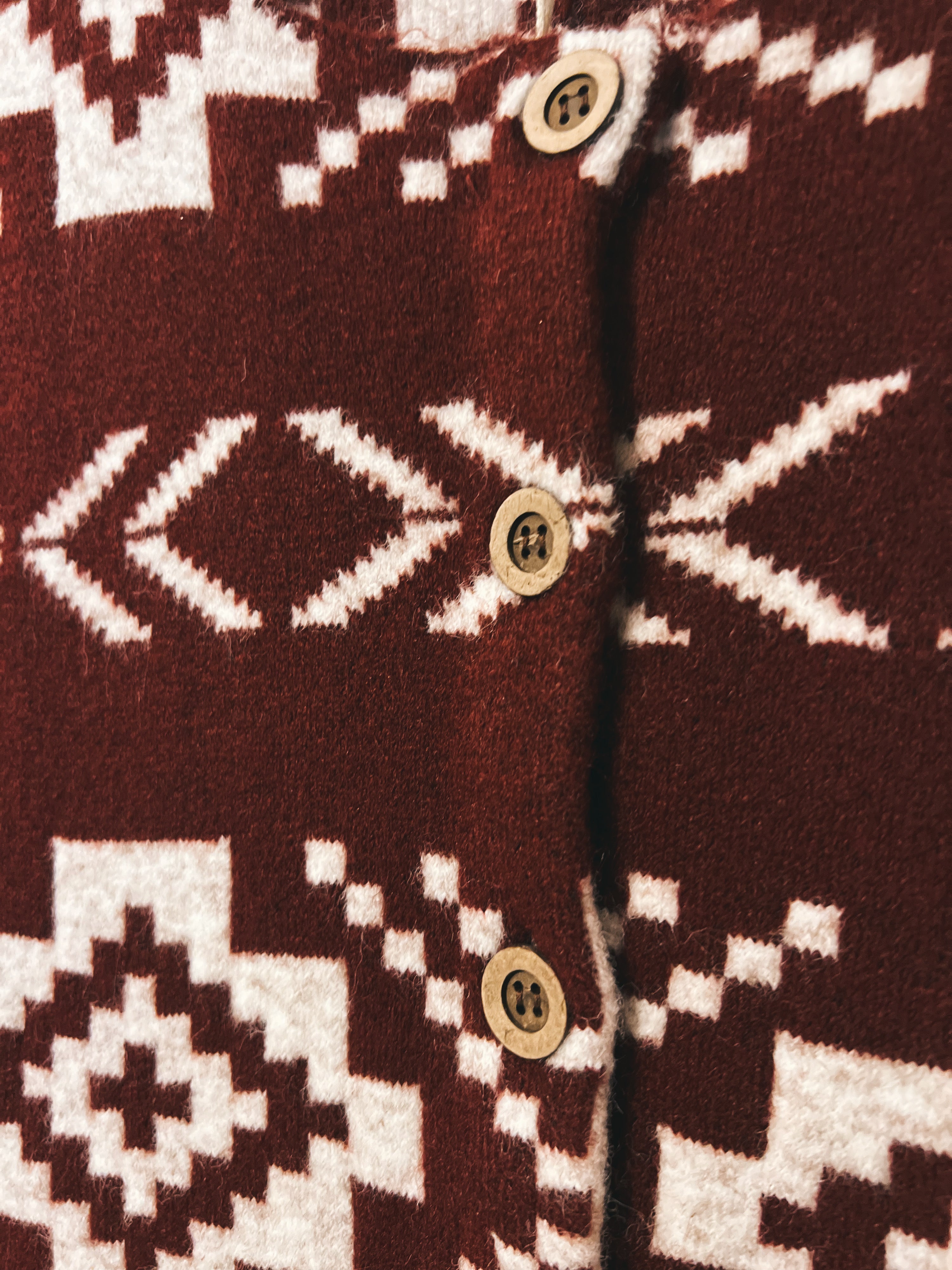 Wool Southwestern Vest