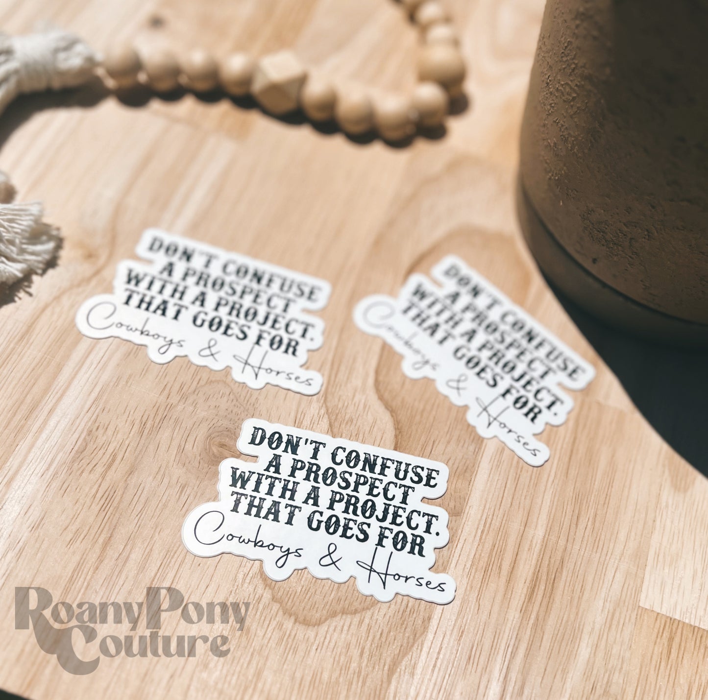 Prospect vs Project Sticker