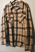 Brown Tone Plaid Flannel