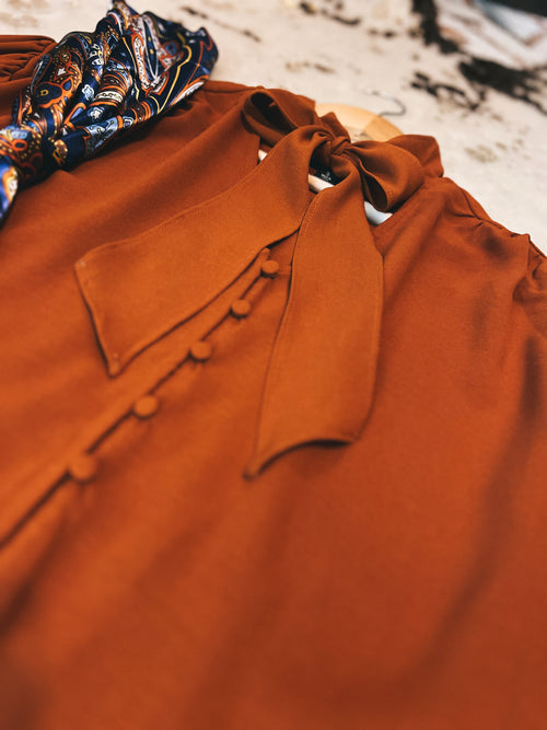 Bow Front Blouse