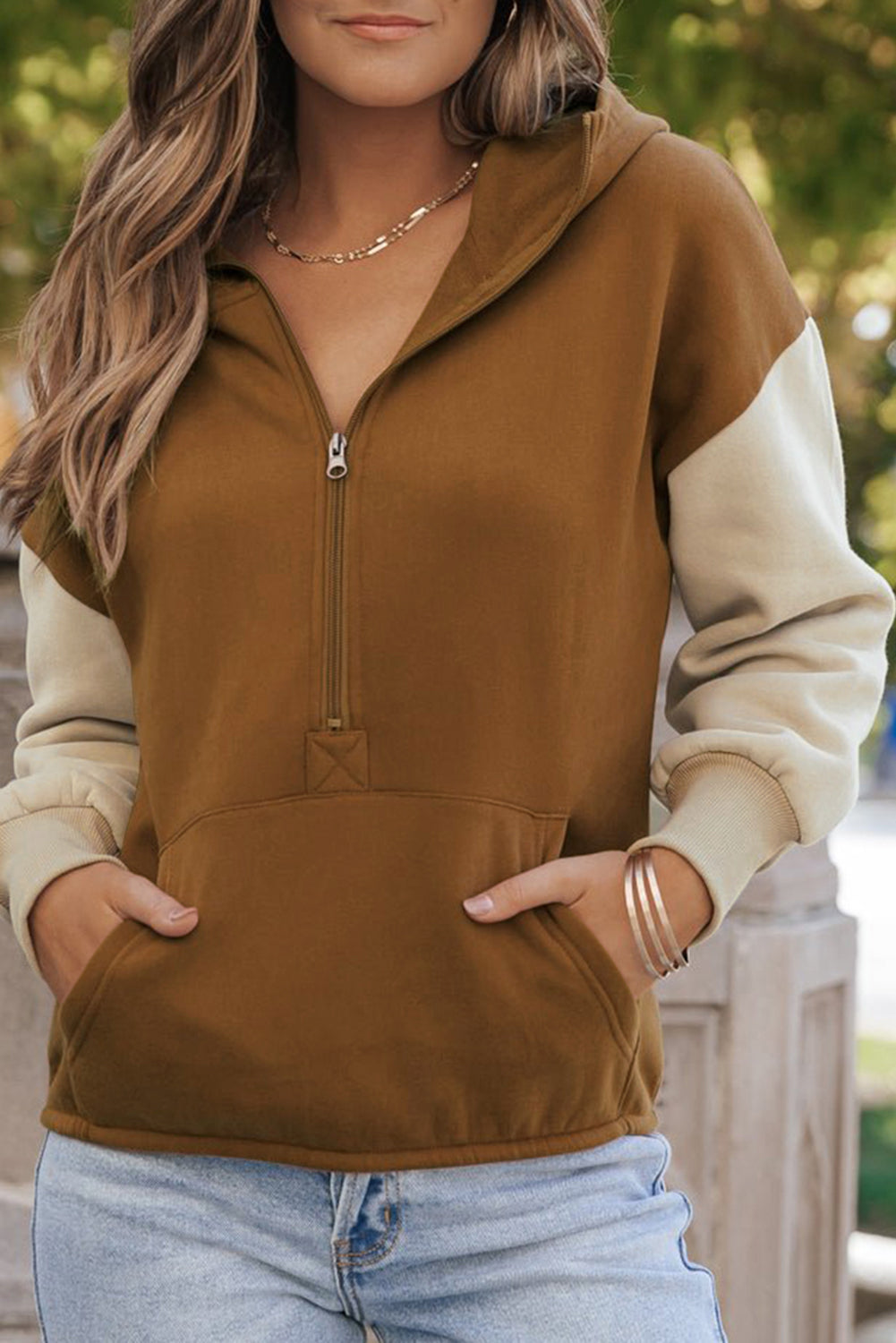Color Block Hoodie - XLARGE