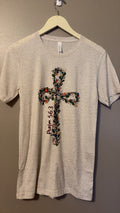 Cross Barrel Pattern Tee