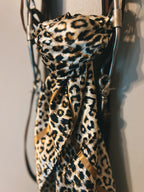 35" Wild Rag - Leopard & Gold