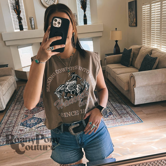 Making Cowboys Into Men Sleeveless T-Shirt