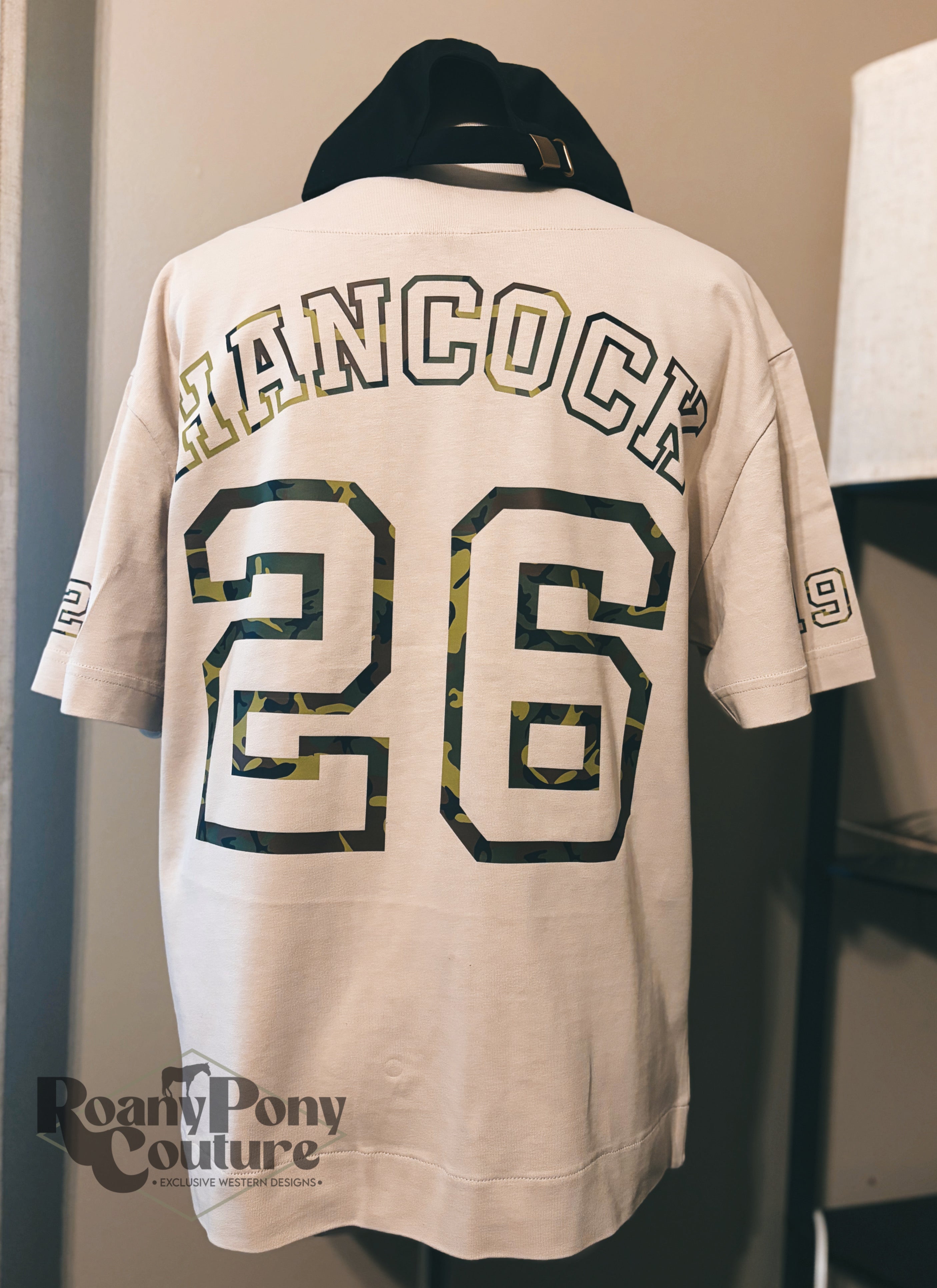 #26 Hancock Baseball Jersey