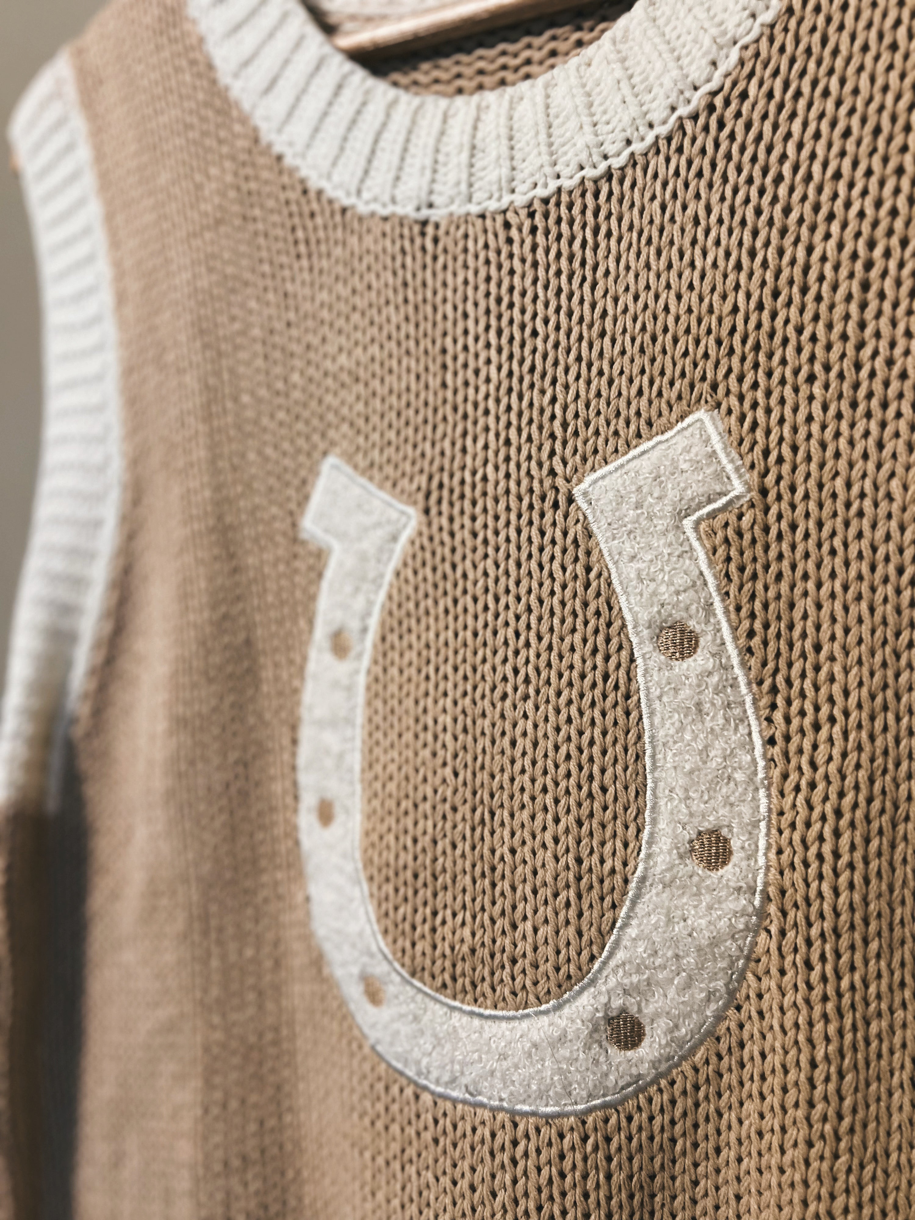 Horsehoe Sweater Vest