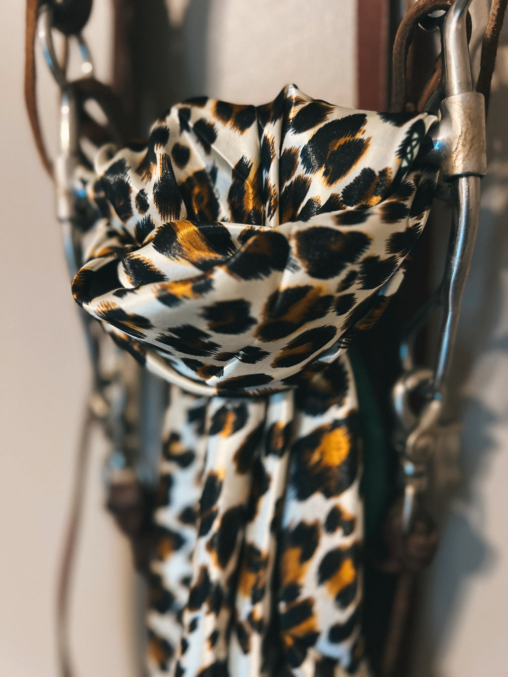 35" Wild Rag - Green & Leopard