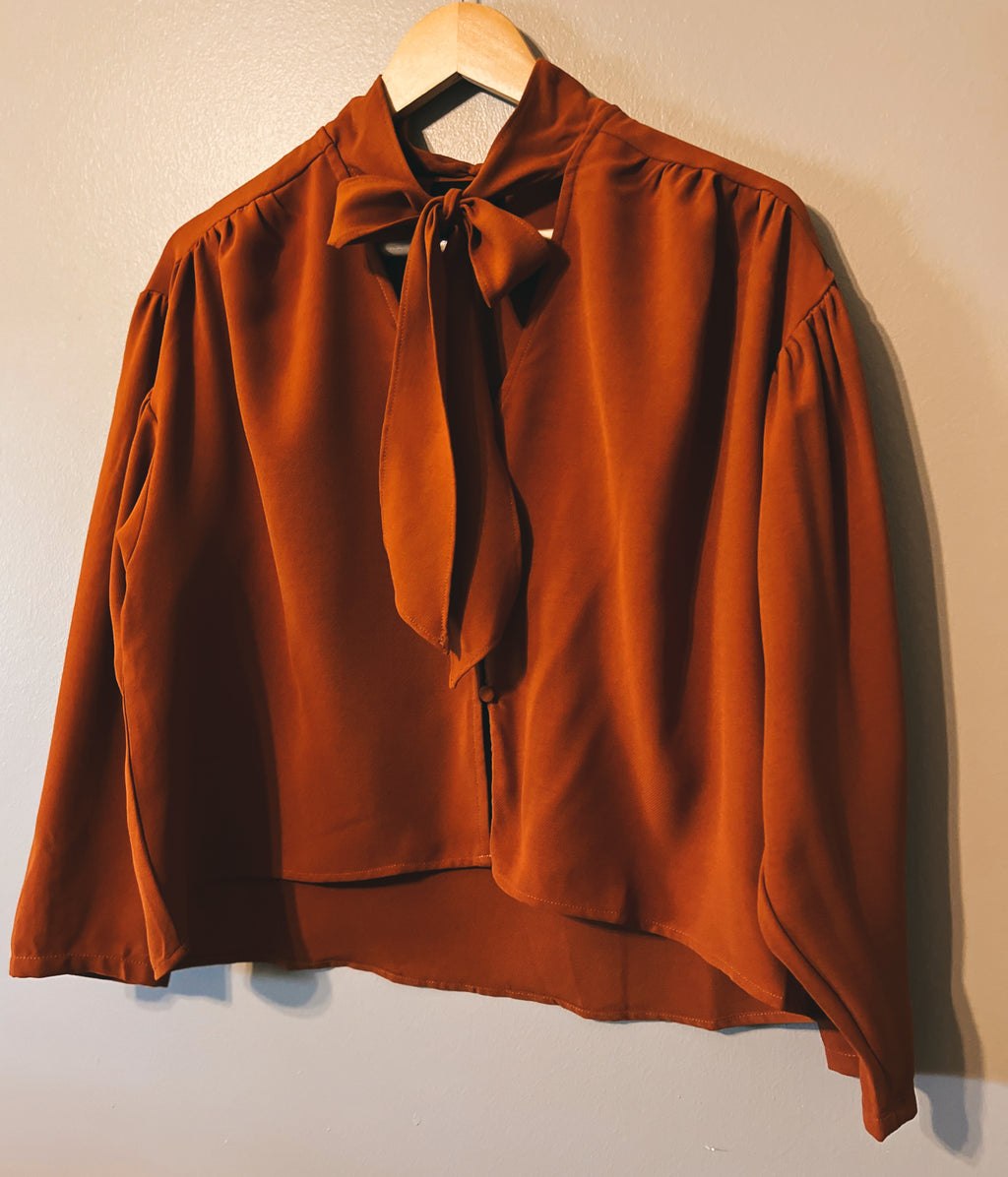 Bow Front Blouse