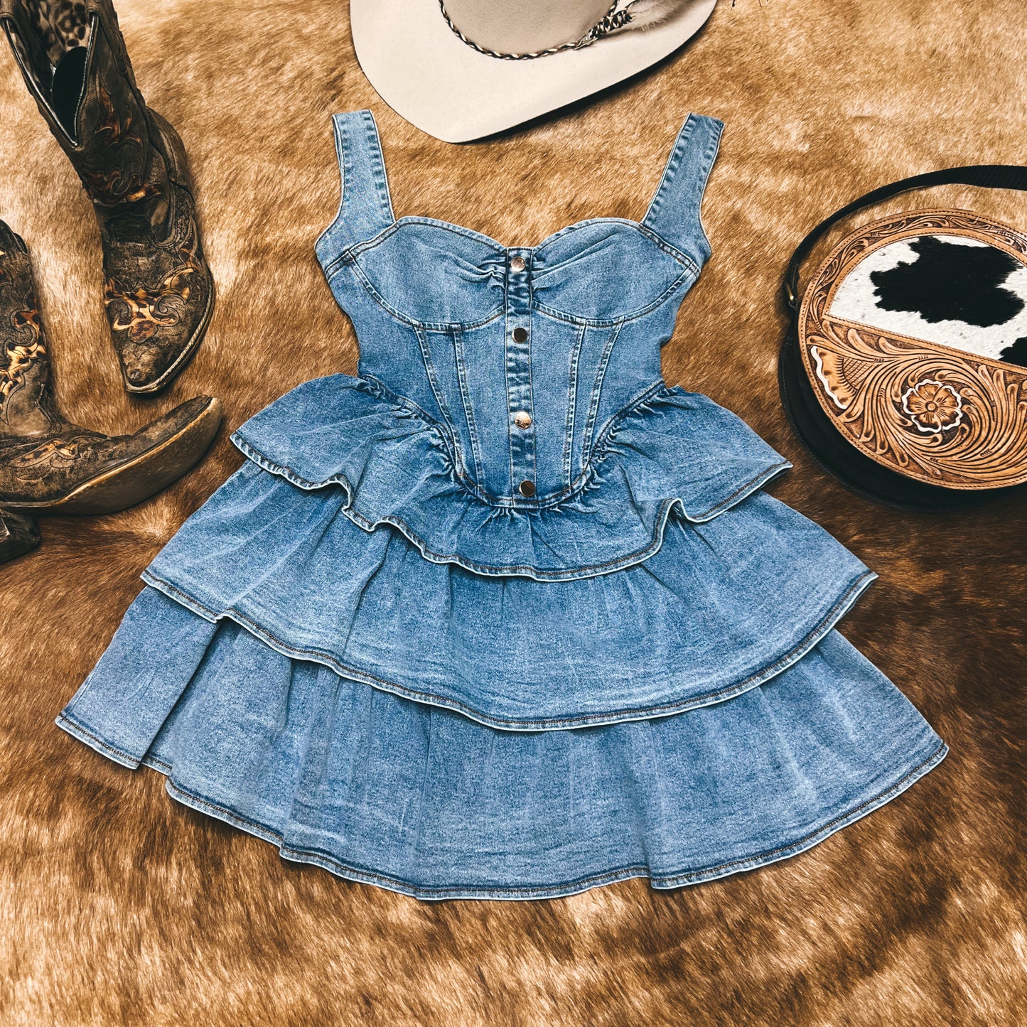 Cowgirl Couture Denim Dress