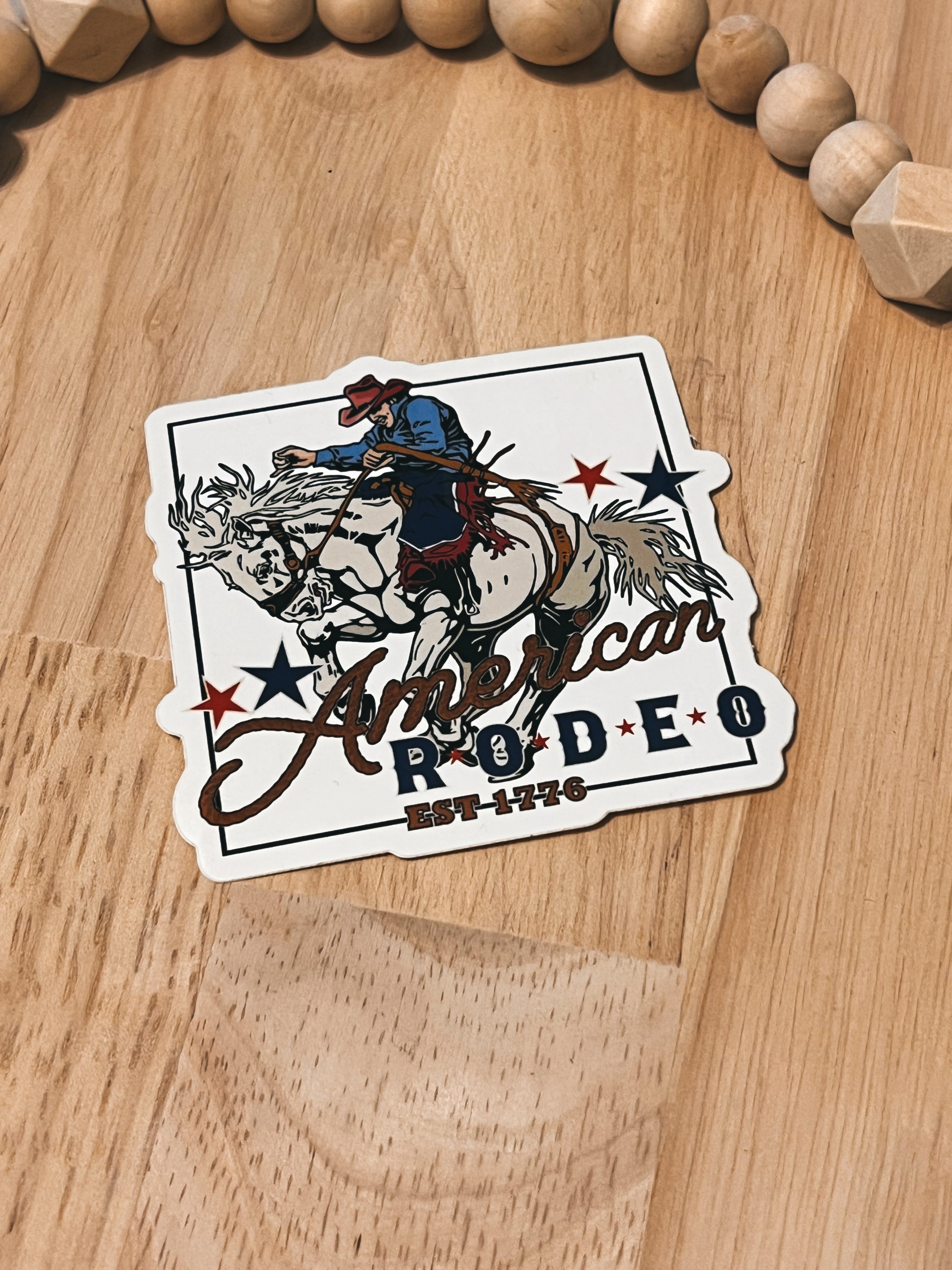 American Rodeo Sticker