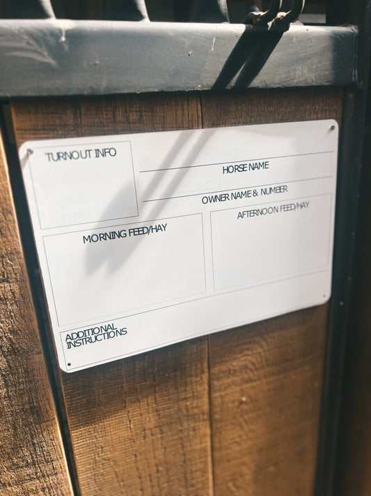 Stall Plate