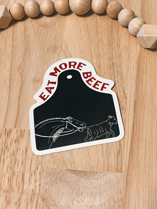 Eat More Beef Sticker