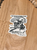 Proverbs 21:31 Sticker