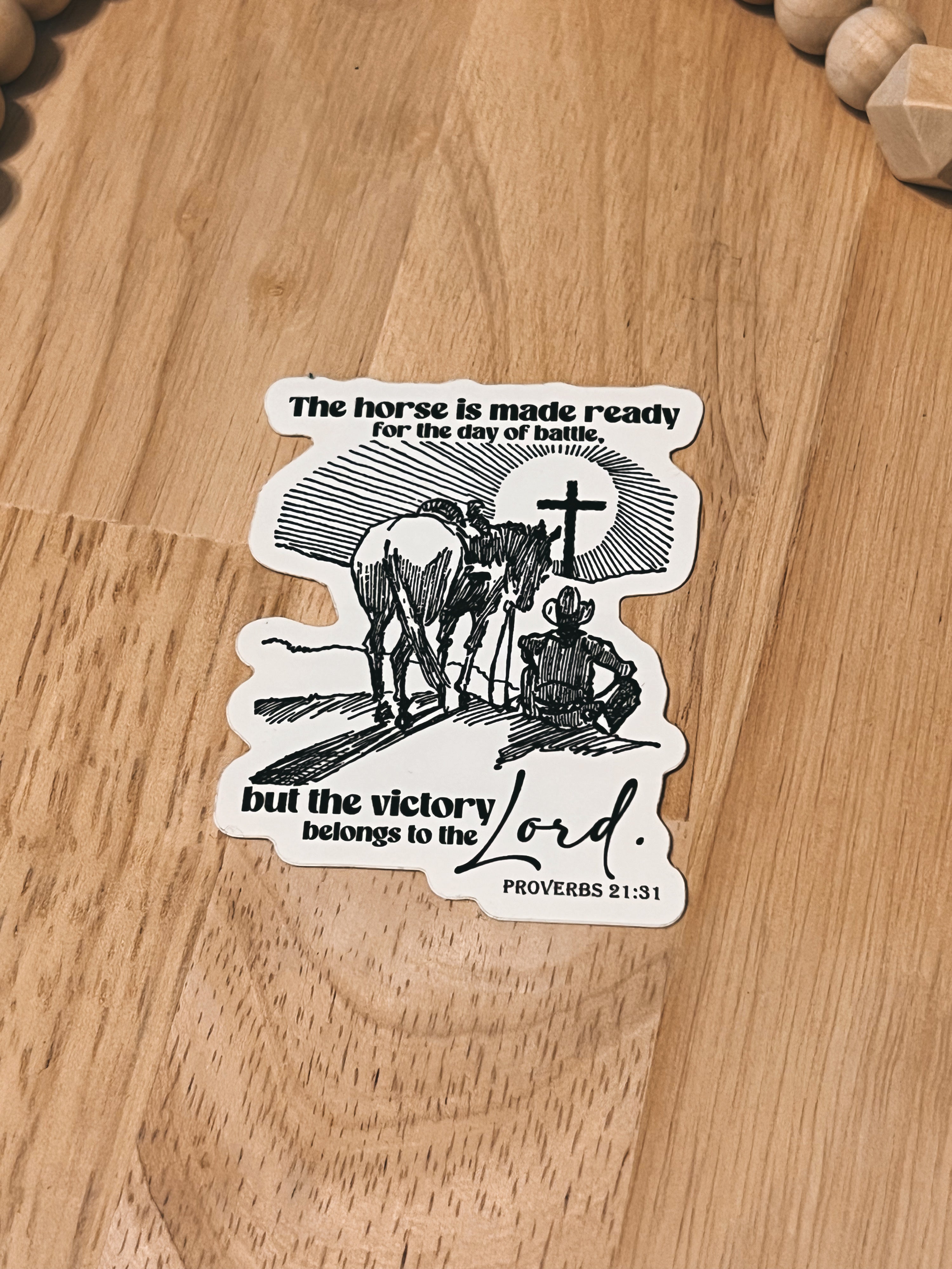 Proverbs 21:31 Sticker