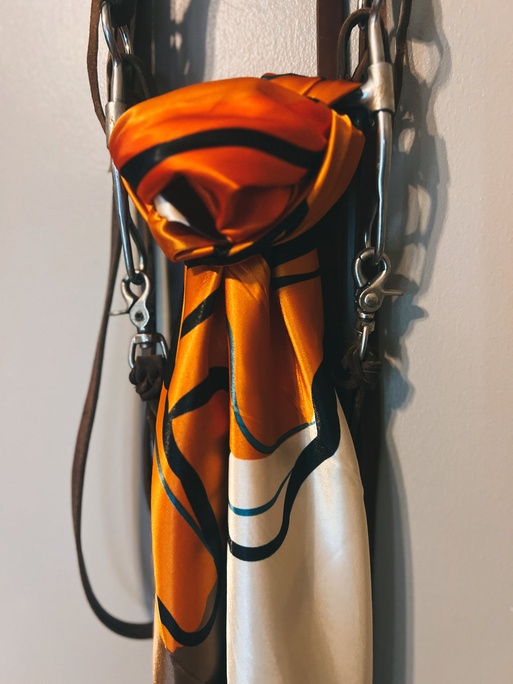 35" Wild Rag - Oranges, Browns, Rose