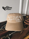 Livin' on Faith & Good Horses Hat
