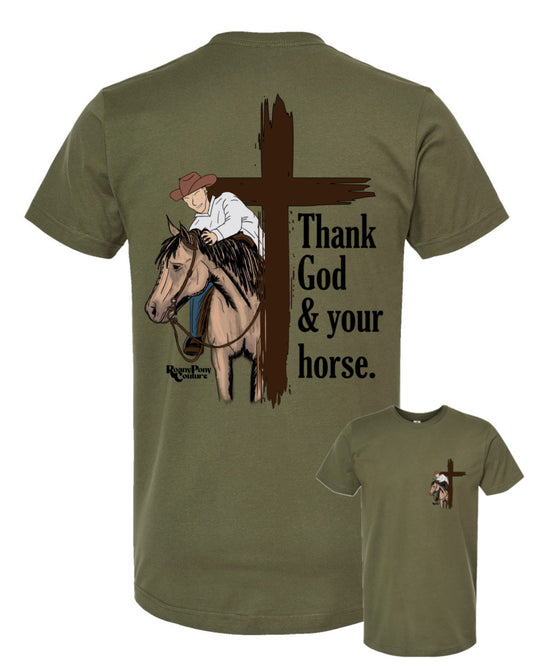 Thank God & Your Horse T-Shirt