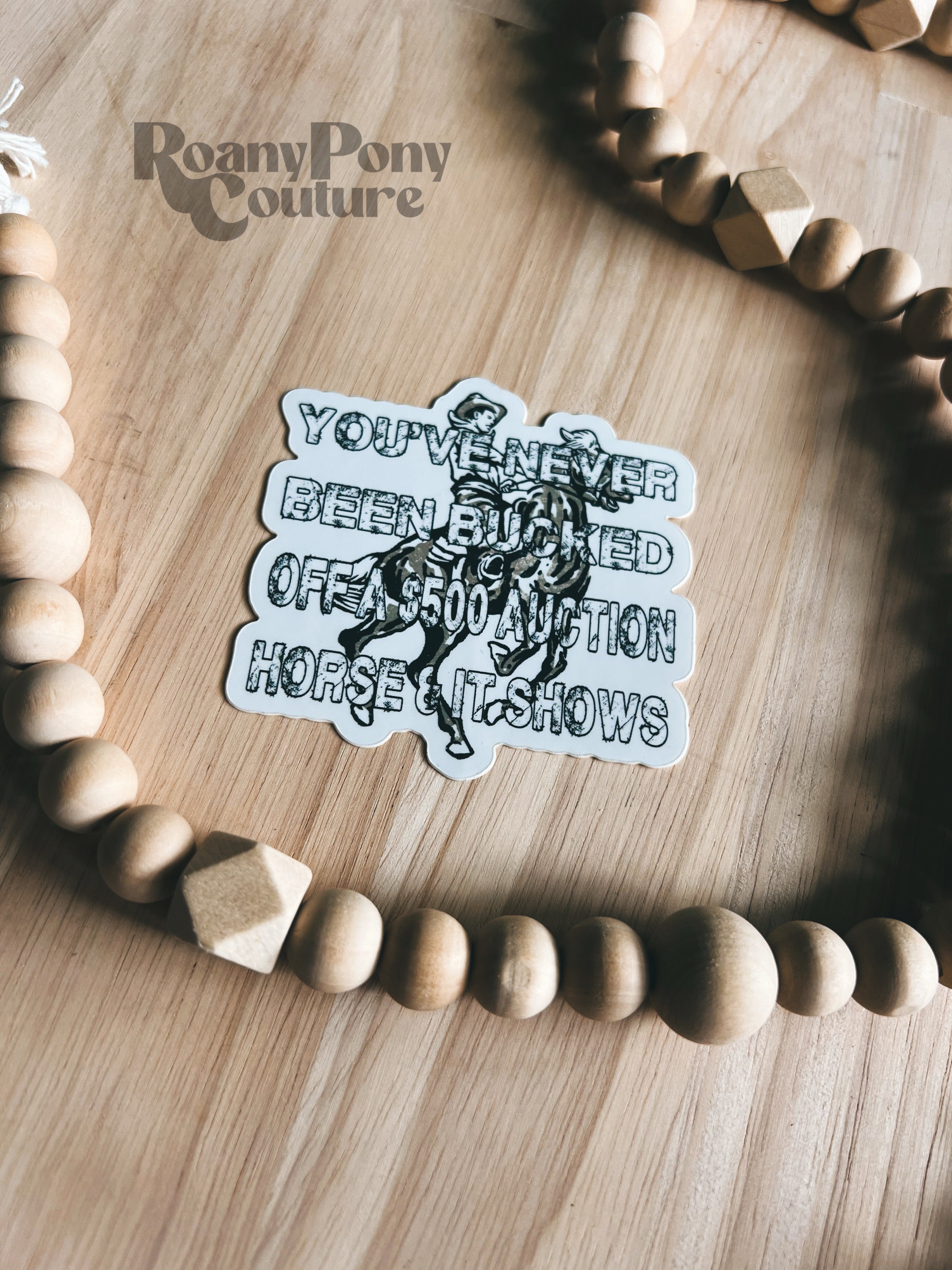 Auction Horse Sticker