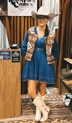 Denim A-line Dress