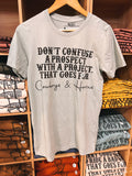 Project vs Prospect Tee - Imperfect