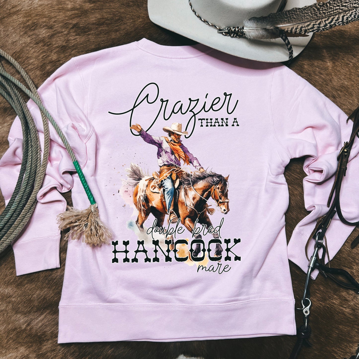 Double Bred Hancock Mare Adult Sweatshirt