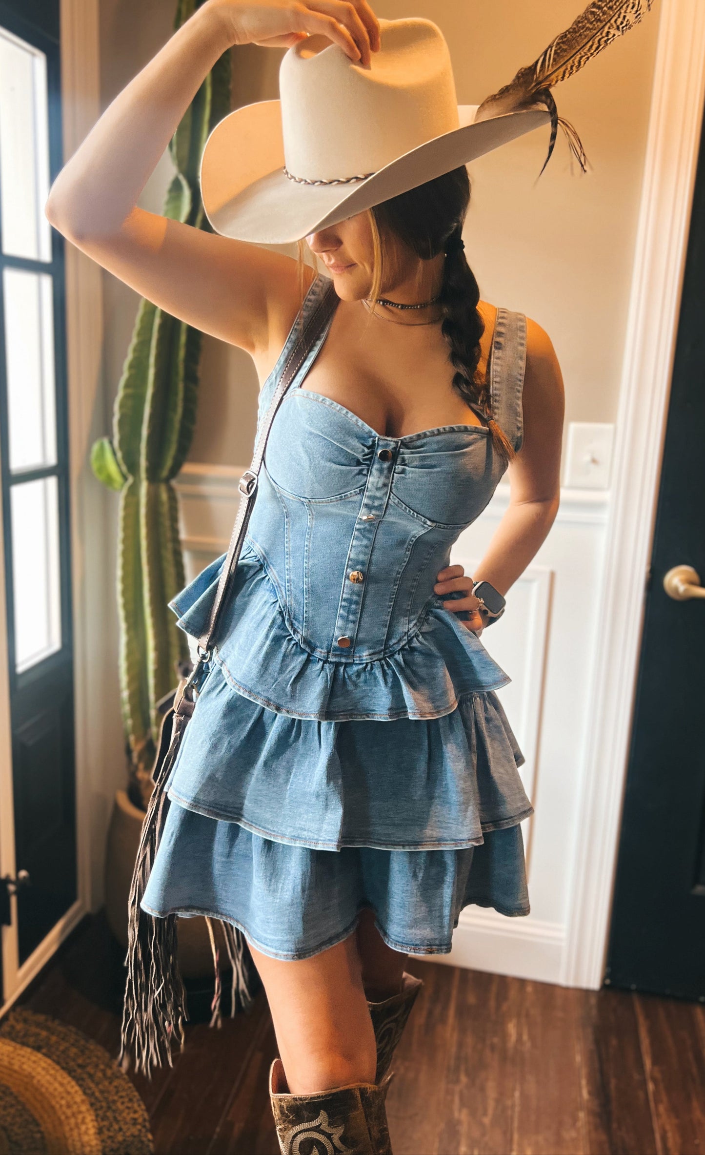 Cowgirl Couture Denim Dress