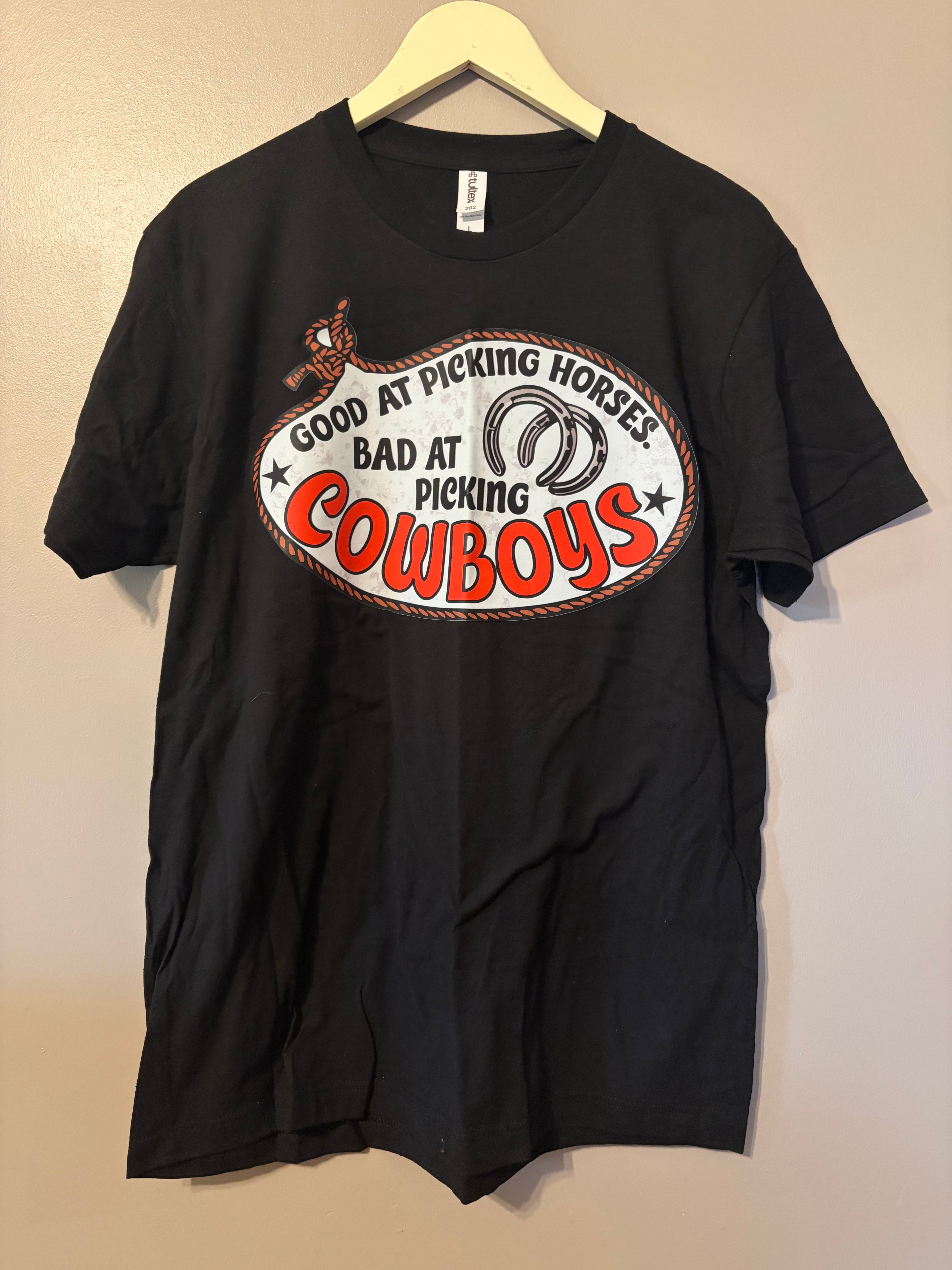 Bad at Picking Cowboys Tee