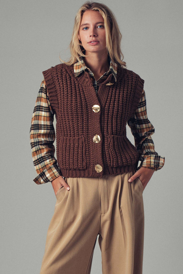 Chunky Knit Sweater - MEDIUM